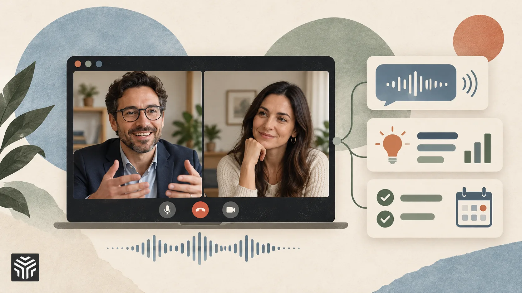 Live sales call with AI support